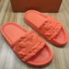 slippers slides foam slipper 2023 hot style size 35-45 embossed flip flop women's letters beach shoes couple summer style