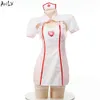 Ani Anime Sweet Lovely Nurse Uniform Cosplay Women Buckle Adjustable Shoulder Strap Dress Costumes cosplay