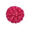 Hårtillbehör 8 datorer/parti Silk Ribbon Flower With Clips Girls Floral Hairpins Multilayer Spets Barrettes For Children