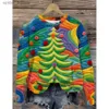 Herren-Kapuzenpullover, Sweatshirts, neue Weihnachten, Damen-T-Shirts, Weihnachts-Elch-Grafik-Bekleidung, O-Ausschnitt-Pullover, übergroße, langärmlige Oberteile, Damen-Herbstkleidung L231101