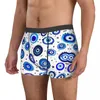 Sous-vêtements hommes yeux bleus sous-vêtements drôles Boxer Shorts culotte mâle doux grande taille