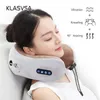 Massating Neck Pillowws Électrique Masseur De Cou Oreiller en forme de U Multifonctionnel Portable Épaule Masseur Cervical Extérieur Maison Voiture Massage Relaxant 231031