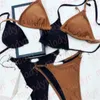 Vrouwen sexy bikinis letter ketting string zwemkleding zomer strand vakantie zwemmen zwempak