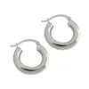 Earrings Europe Hollow Hoop 18k Gold Silver Pendientes Plata De Ley 925 Mujer Boucles D Oreille Femme 2023 Women Jewelry