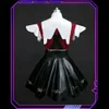 Anime Kostuums Game Needy Girl Overdose Cosplay Kom Pruik Schoenen Anime JK Uniform Leren Rok Set Abyss KAngel Ame Chan Cosplay ComeL231101