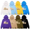 Felpa con cappuccio firmata Uomo Orso bruno Pullover da donna Felpa con cappuccio Felpa con stampa monogramma Pullover a maniche lunghe girocollo maglione ampio con cappuccio Street wear taglia S-XL