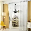 Rideau Moderne Classique Plaid Sheer Pour Salon Chambre Blanc Voile Tulle Rideaux Stores Fenêtre Traitements Rideaux Personnalisés