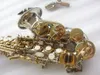 Nieuwe Gebogen Sopraansaxofoon SC-9937 Professionele Muziekinstrument B platte Nikkel zilver Messing Sax Met Case Accessoires