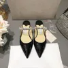 scarpe scarpe firmate scarpe eleganti da donna tacchi alti a punta sandali con cinturino con tacco scarpe con bocca bassa con scatola
