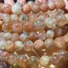 AKAC – 3 bracelets de pierres précieuses en vrac, environ 7 à 10mm, perles naturelles en pierre de soleil dorée d'arusha