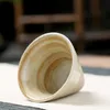 Кружки креативная ретро керамическая кофейная чашка грубая керамика чай японский латте тянуть цветок фарфоровая бытовая кружка 231101