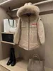 Parka d'hiver à capuche pour femme et homme, manteau Long et chaud, épais, en oie blanche, de marque supérieure, 2023