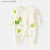 Jumpsuits 0-6Month Pasgeboren Baby Meisjes Jongens Rompertjes Katoen Cartoon Baby Kleding Outfit Jumpsuit Lente Herfst Outdoor Kleding 2023 NewL231101