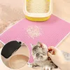 Lits pour chat 5 couleurs tapis de litière pour animaux de compagnie étanche double couche EVA chats fond anti-dérapant couche receveur