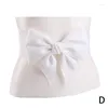 Cintos grande laço cintura banda bowknot elástico cinto largo mulheres meninas senhora vestido de festa cinto decorativo moda espartilho acessórios