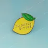 Brigh Yellow Lemon Fashion Fruit Enamel Cute Lemon Mango Brooch Pin Metal Badge Clothing jewelry Accessories Wholesale For Women Fashion JewelryBrooches Jewelry