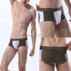 Underpants Fashion Men Underwear Pouch Breathability Mini Boxer Hip Smooth Shorts Erkek Ropa Interior Para Hombre