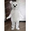 Costumes de mascotte d'ours polaire de performance Célébration de vacances Personnage de dessin animé Costume Carnaval Adultes Taille Halloween Noël Robe de soirée fantaisie