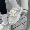 Skodelar Tillbehör 1Pair Plush Sneakers Shoelaces skor snören för unisex plattsträngar 231031