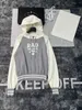 Hoodies للنساء Sweatshirts Designer 23aw New P لوحة التباين التصميم شاقته من منشفة الصدأ مقنعًا محبكًا أعلى رفيعة