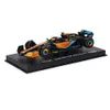 Diecast model Bburago 1 43 McLaren MCL36 #3 Daniel Ricciardo #4 Lando Norris Alloy Luxury Vehicle Toy 230331