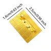 Spilla per bandiera Party Mo-naco 2,5 * 1,5 cm Distintivo rettangolare medaglione rettangolare in zinco pressofuso in PVC rivestito di colore oro con forma rettangolare senza aggiunta di resina