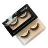 3D Self Adhesive False Eyelashes 1Pairs Black Natural Long Thick Soft Self-Adhesive False Eyelashes Handmade Mink Eyelashes