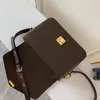 Original Quality 25cm Fashion Messenger Bag Luxury Single Shoulder Bag Classic Flap Bag with Box