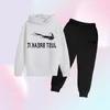 Children039s Roupas Conjuntos de meninos e meninas Ternos esportivos Spring Sweatshirt Capuz ao ar livre Tracksuit de 2 peças Conjunto de adolescentes 43288508