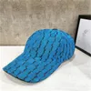 Nieuwe stijl hoogwaardige herenontwerper emmer hoed voor mannen mode merkbrief ball caps verstelbare luxe sport bruin honkbal hoeden cap binding binding