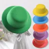 Abbigliamento per cani 13,5 cm Addio al nubilato Tinta unita Mini cappello a cilindro Base Cappellino per animali Bambini Per festival Stage Prop Decor Costume cosplay Accessori artigianali