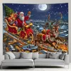 Decorações de Natal Natal Boneco de Neve Tapeçaria Ano Tapeçaria Pendurada Decoração de Casa Fundo Pano Tapeçaria Pintura Decoração de Casa Decoração de Parede 231030