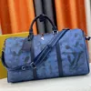 Holdl Duffel Çanta Tasarımcı Duffle Bagaj Çantası Seyahat Çantası Hafta Sonu Çanta Spor Bagaj Açık Paketleri Damier Kabartmalı Spor Çanta Moda Klasik Stil Fensfinds