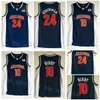 Arizona Wildcats College 24 Andre Iguodala tröjor basket Mike Bibby 10 University Navy Blue Team Color Embroidery and Sying for Sport Fans Breattable Shirt