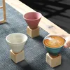 マグカップクリエイティブレトロレトロコーヒーカップラフ陶器お茶日本語ラテプルフラワー磁器家庭マグ231101