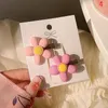 Hårtillbehör 2/3 datorer Pink Cute Children's Clip Dopamine Bow Knot Flower Hjärtformad utsökta och kompakta hårnålar