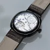 Armbanduhren 44mm Retro Klassisch Mechanische Uhr Militär Schweiz Leuchtend Wasserdicht Edelstahl Saphirglas Herren