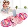 Kids Girls Cosmetics Makeup Pretend Toy Kit Portable Make Up Washable Play For Children Christmas Gift