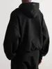 23FW USA Herbst Winter Herren Bequemer Fleece Hoodie 3D Silikon Logo Kapuzenpullover Unisex Warm Oversize Fit