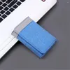 Card Holders Style Short Vertical Mini Canvas Wallet Men ID/po Black/blue/gray Holder Case 8 Slots Hasp Male Purse