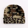 Camo Thicken Beanie Caps Sport Knitted Hat Home Textile Men and Women Cold Warm Cap C411