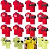 2022-2023 F1 Team T-shirt Formule 1 Rood Team Driver T-shirt Korte mouwen Zomer F1 Racing Poloshirts Autofans T-shirts Jersey