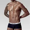 Mutande Boxer da uomo in cotone sexy Hombre Custodia per pene solida con bikini attillato traspirante a vita bassa