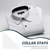 Gorras de bola Soportes de cuello Camisa Estancias adhesivas Hombres Traje Suministro Ropa Ropa formal Triángulo Refuerzos blancos Mujeres