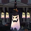 Led Halloween Decoration blinkande lätt Gypsophila Ghost Festival Klä upp glödande trollkarl Magic Hat Lamp Atmosphere Decing Lantern