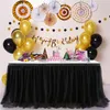 Feestdecoratie witte tafel rok tutu tulle servies doek baby shower verjaardag Halloween banket bruiloft rode plinten cover home decor