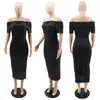 Etnisk kläder Summer Afrikansk klänning för eleganta kvinnor 2023 Africaine Clothes Dashiki Office Business Wear Black Bodycon Vestidos