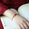 Qian Duo – bracelet porte-bonheur en corde rouge, clochette féminine, année de naissance, tissé à la main