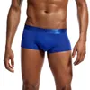 Onderbroeken Heren Katoenen Boxershorts Letterprint Riem Effen Kleur Ademend Bikini Strand Losse elastische Sexy Man Zwemmen