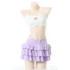 Ani 2022 Zomer Zoete Meisje Anime Leuke Liefde Hollow Badpak Unifrom Taart Rok Vrouwen Aron Badmode Outfits Kostuums Cosplay cosplay